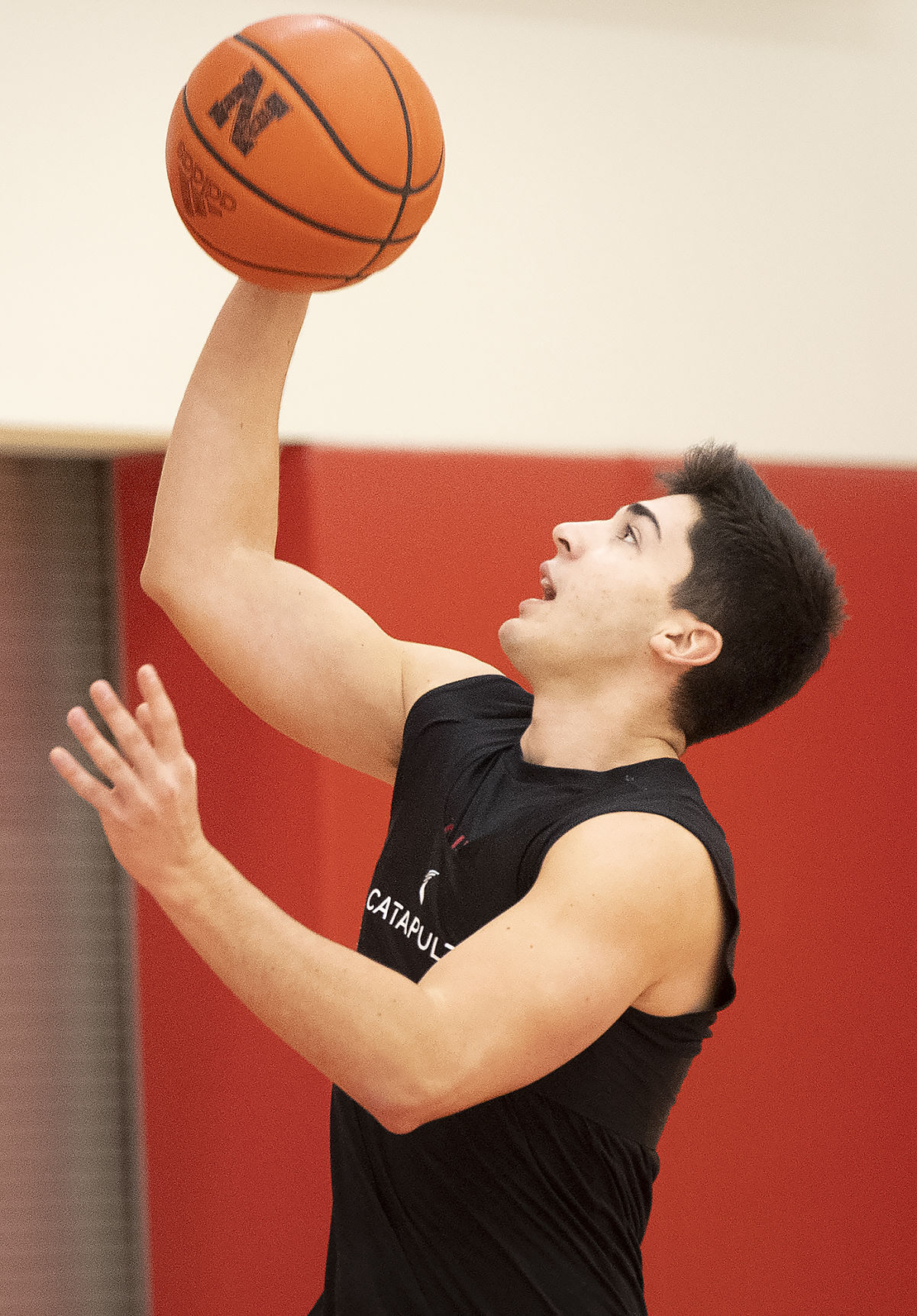 NU men's basketball practice, 10.5